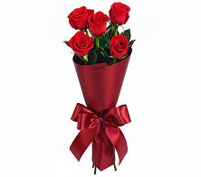 Букет 5 Красных роз Эдлесс Лав в Ульянино