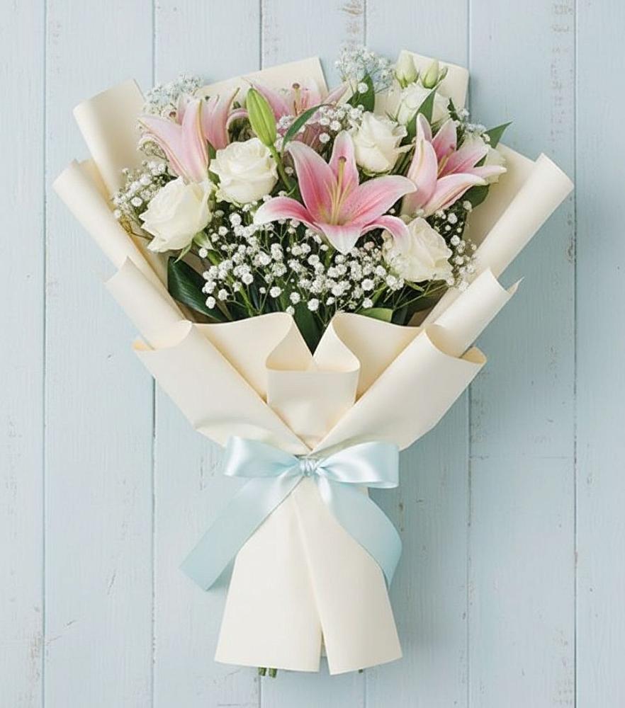 Букет цветов из: Лилии в Ульянино