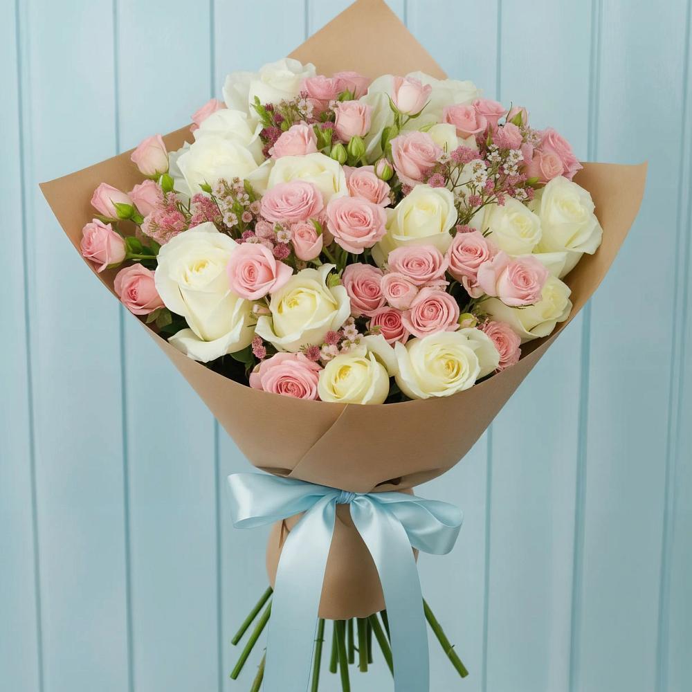 Букет цветов из: Розы в Ульянино