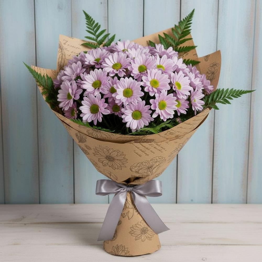 Букет цветов из: Хризантемы в Ульянино