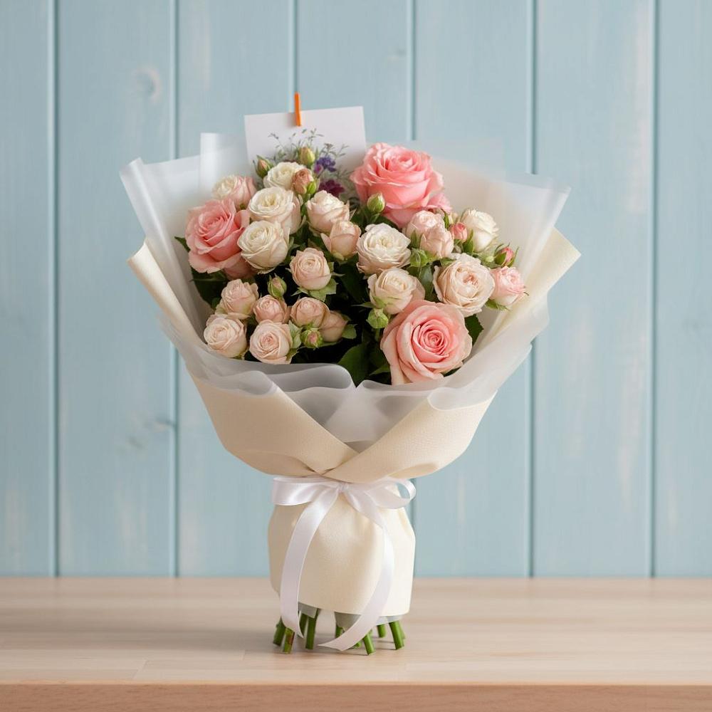 Букет цветов из: Розы в Ульянино