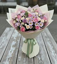 Букет цветов из:  Розы и Хризантемы в Ульянино