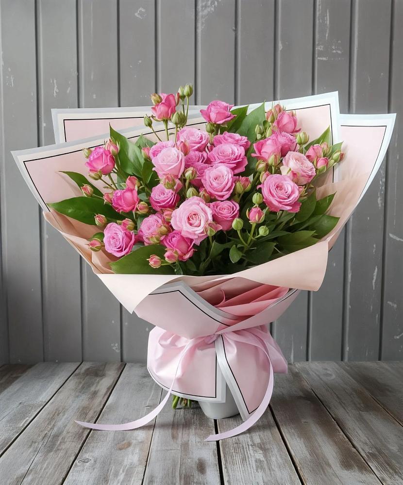 Букет Розовый кустик в Ульянино