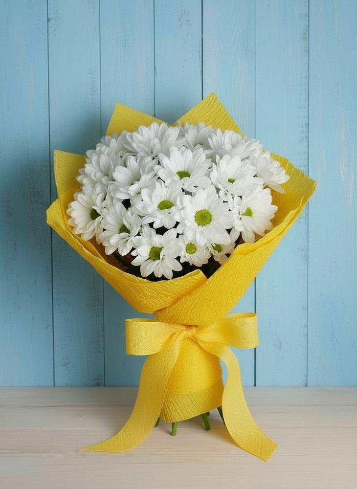 Букет цветов из: Хризантемы в Ульянино