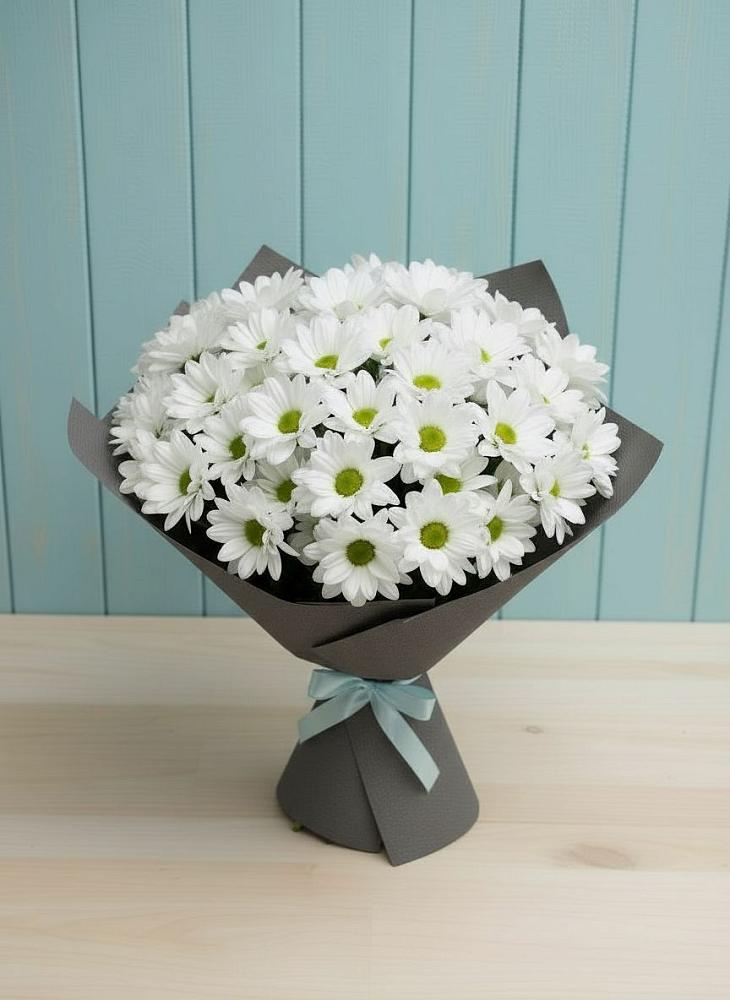 Букет цветов из: Хризантемы в Ульянино