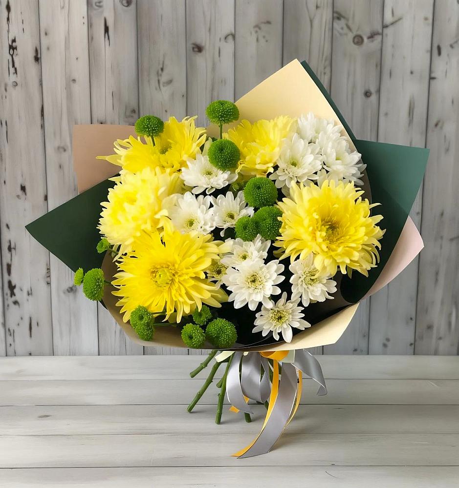 Букет цветов из: Хризантемы в Ульянино