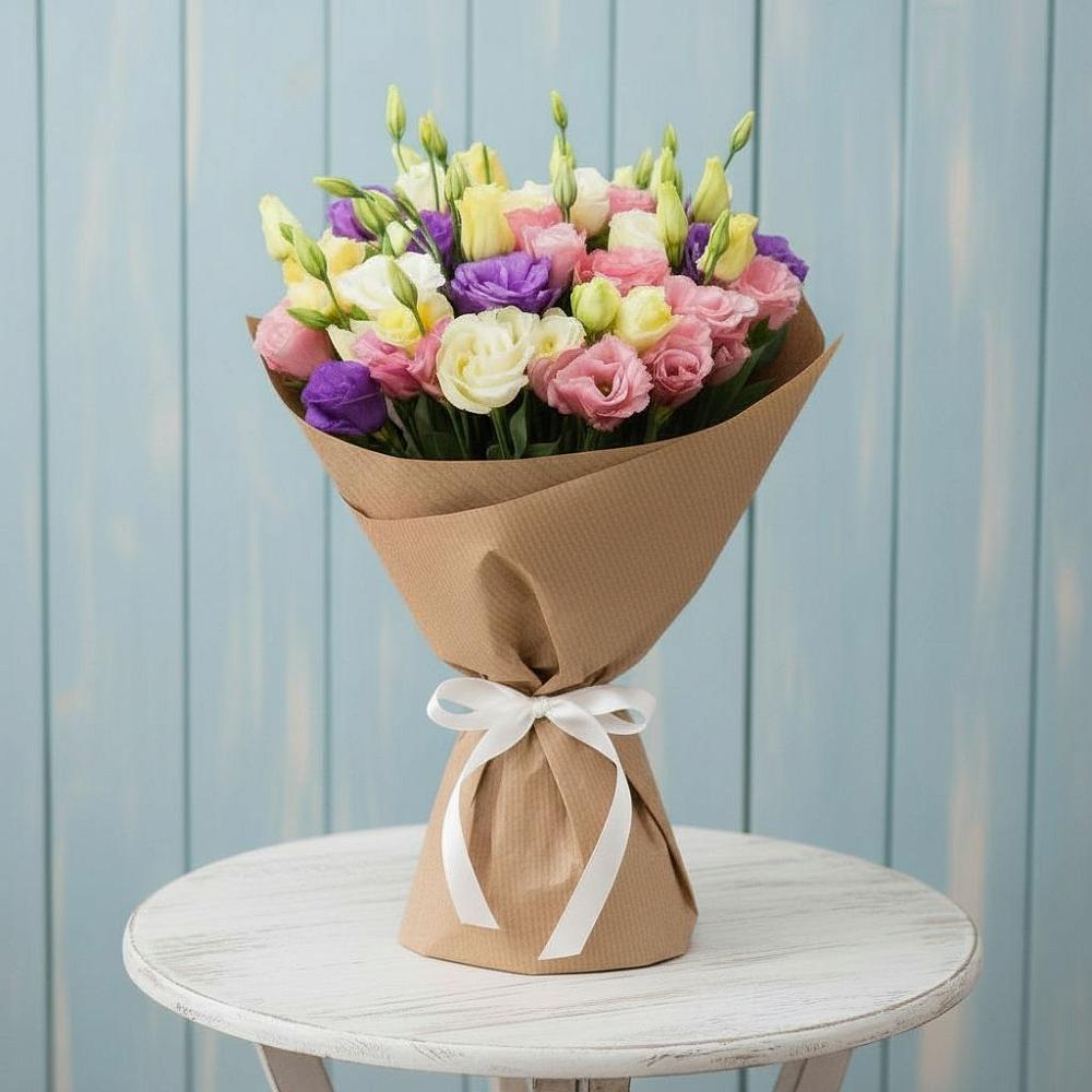 Букет цветов из: Лизиантусы в Ульянино