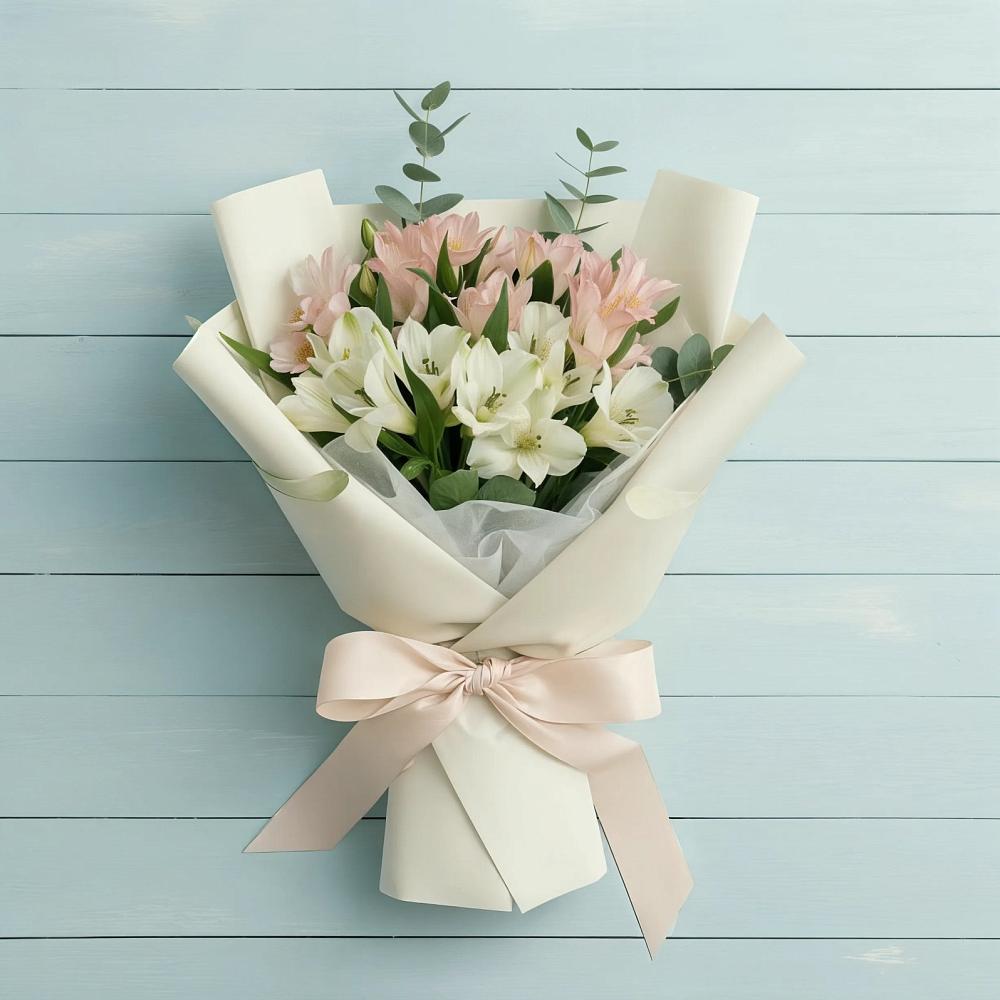 Букет цветов из: Альстромерии в Ульянино