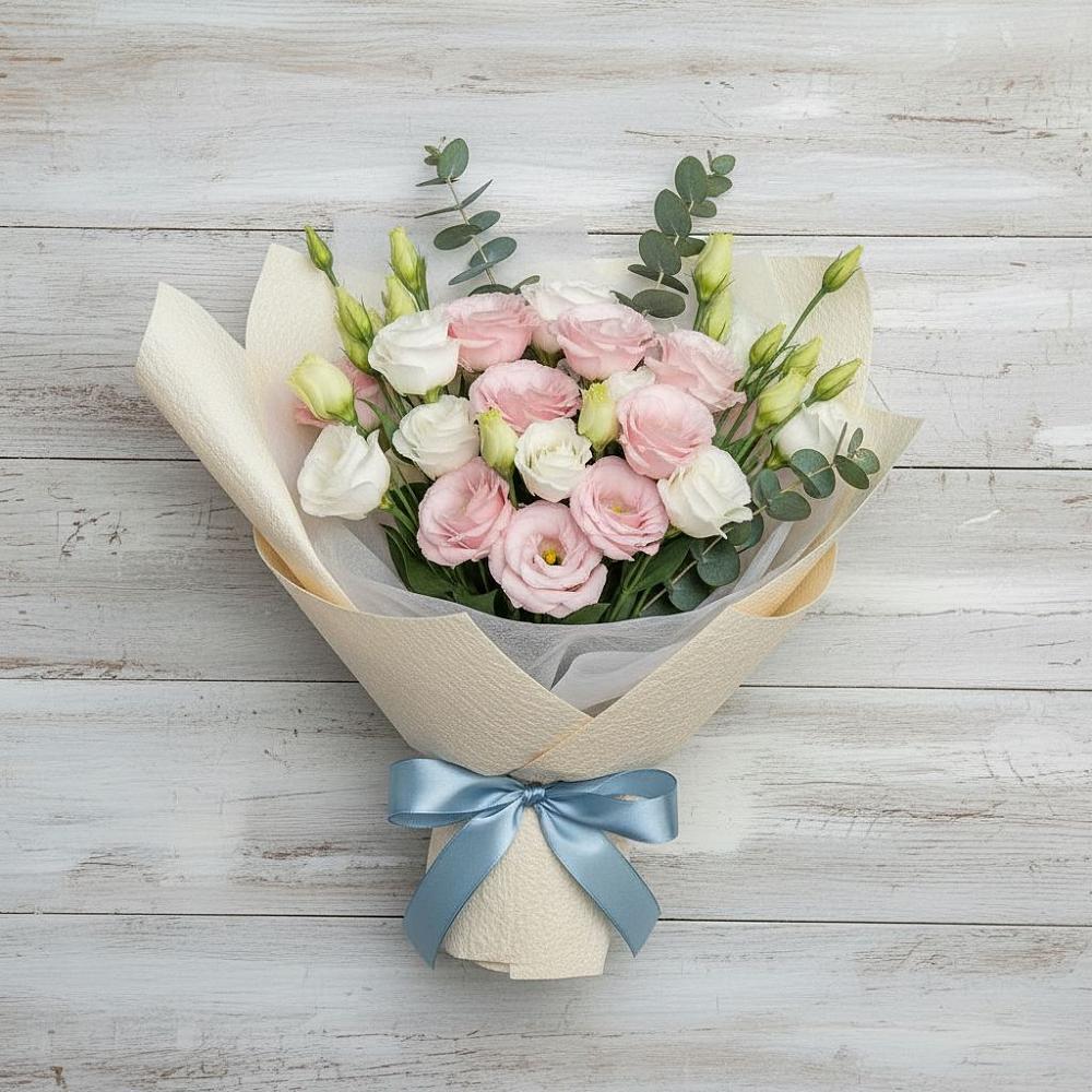 Букет цветов из: Лизиантусы в Ульянино